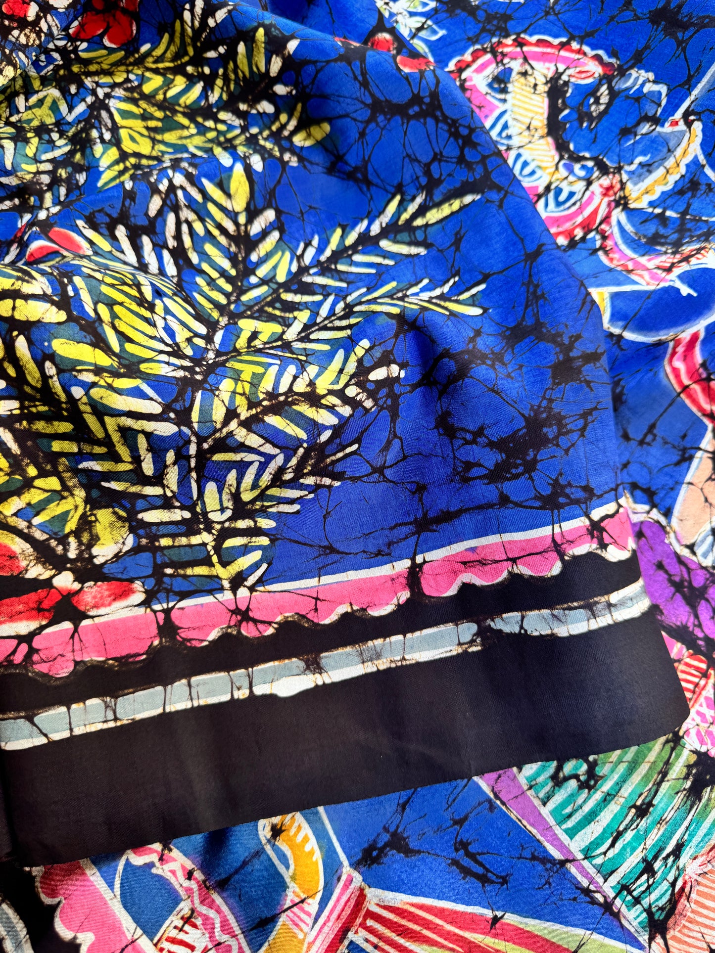 Batik on Mulberry Silk