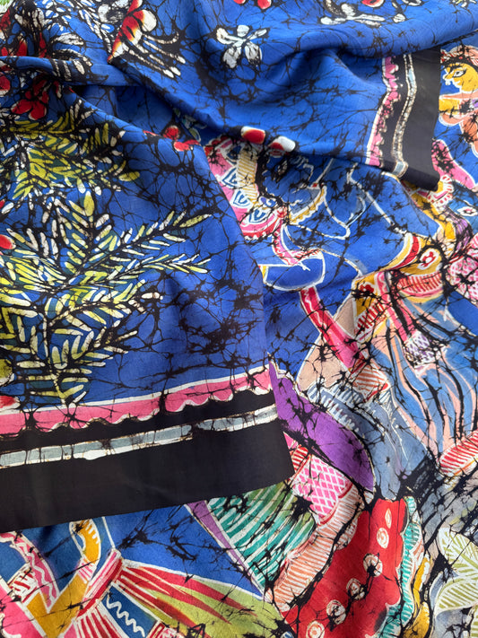 Batik on Mulberry Silk