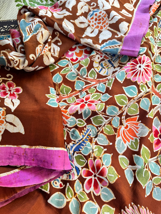 Batik on Mulberry Silk