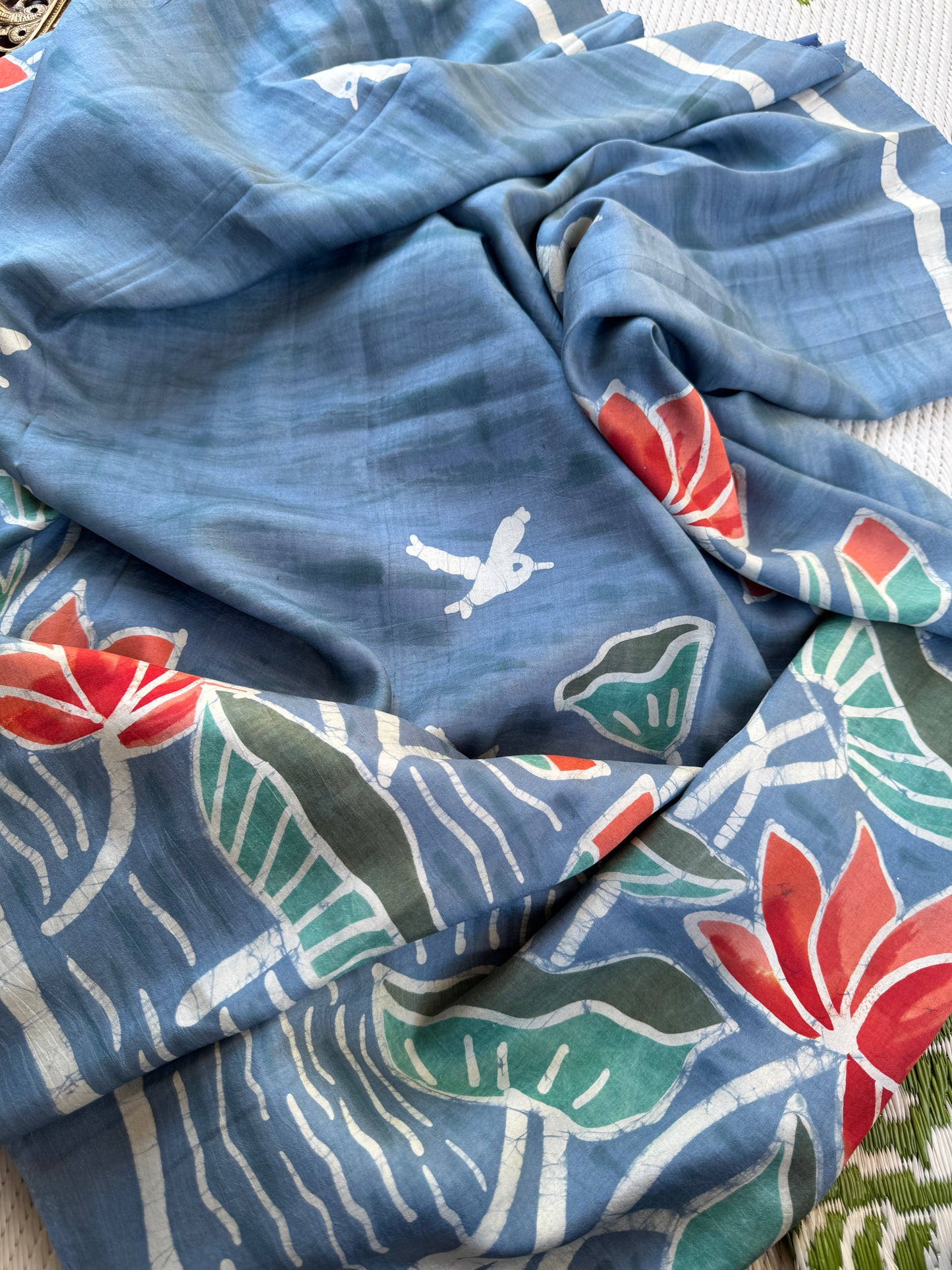 Batik on Mulberry Silk
