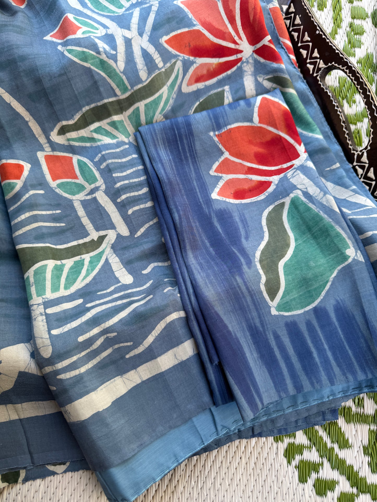 Batik on Mulberry Silk