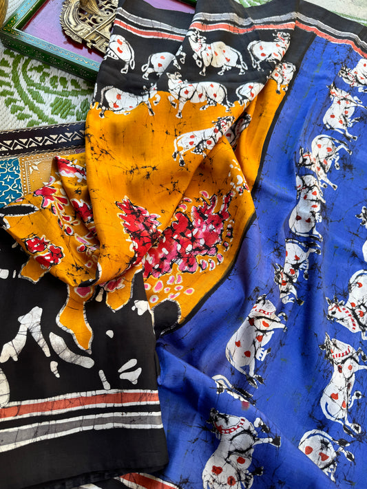 Batik on Mulberry Silk