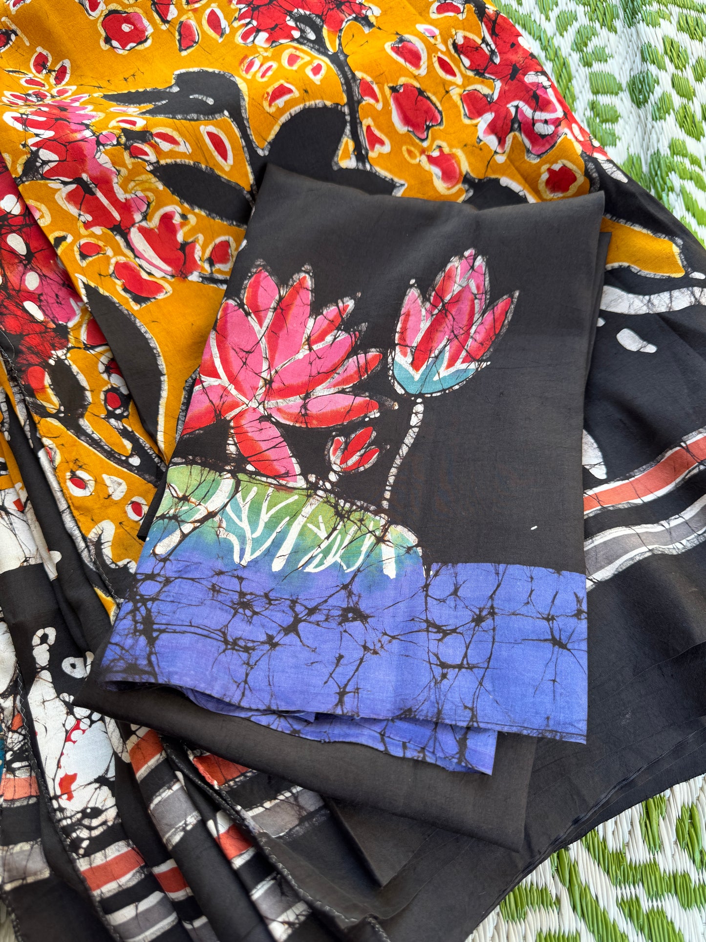 Batik on Mulberry Silk