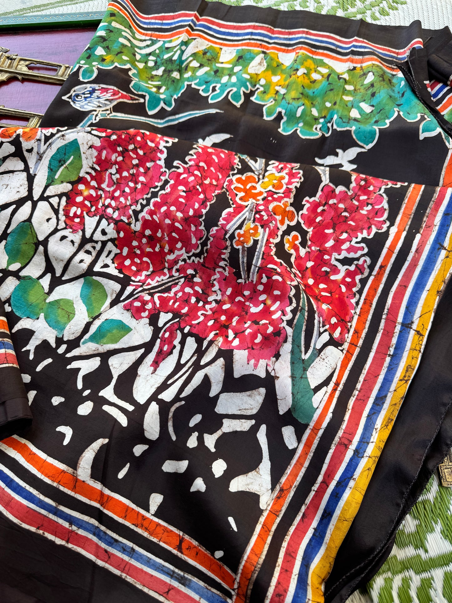 Batik on Mulberry Silk
