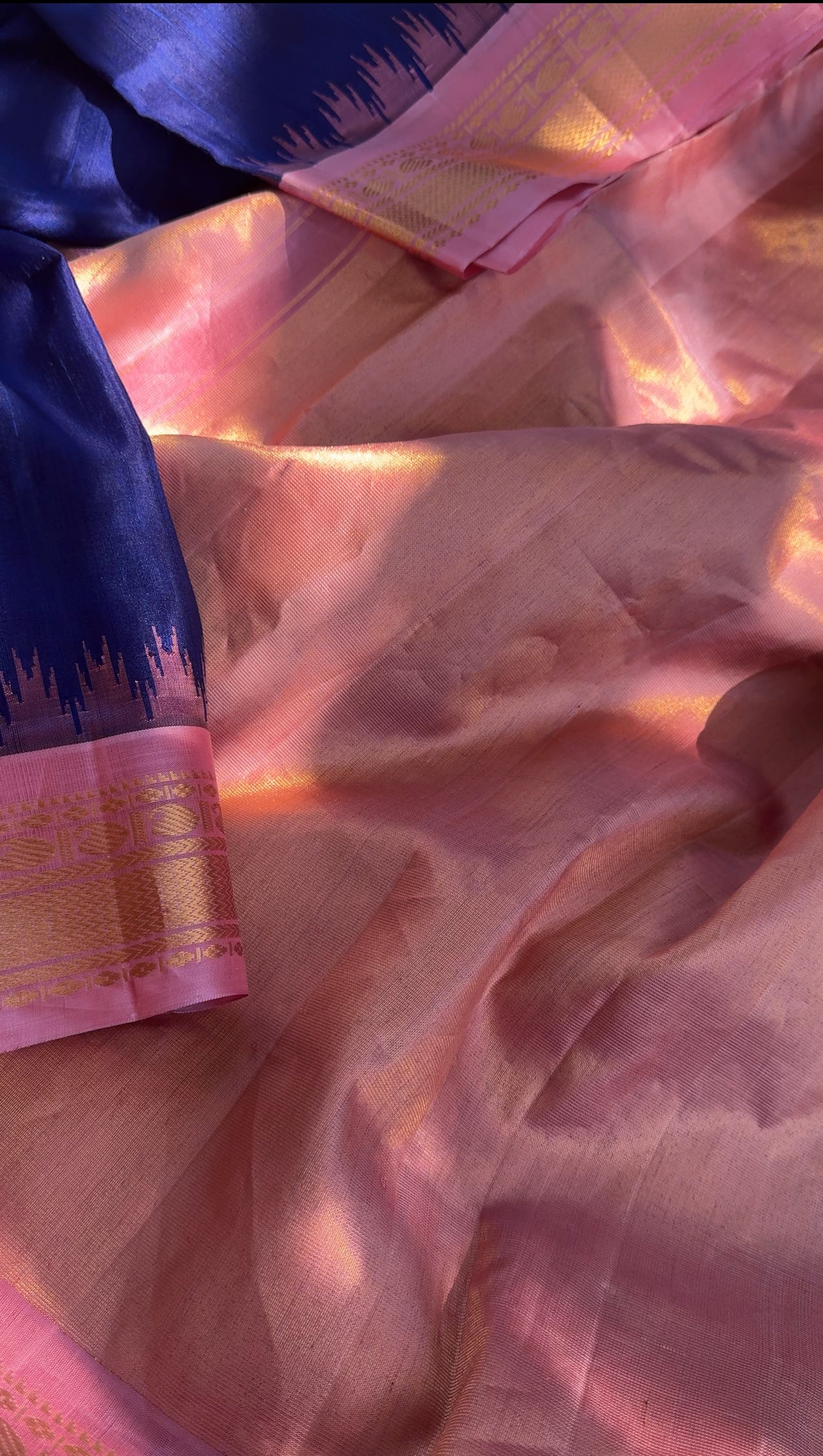 Kuttu Gadwal Silk - Raw Silk