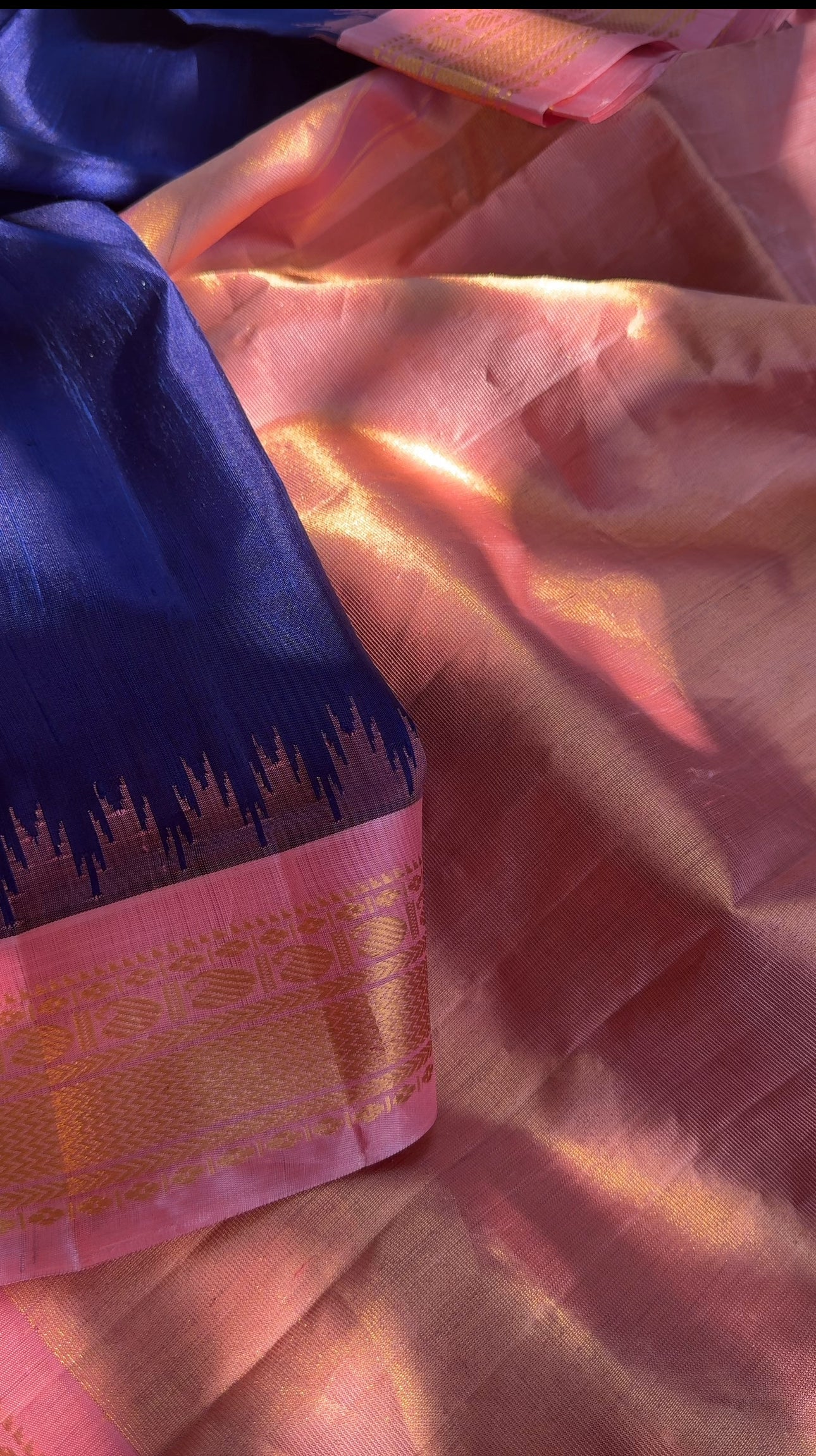 Kuttu Gadwal Silk - Raw Silk