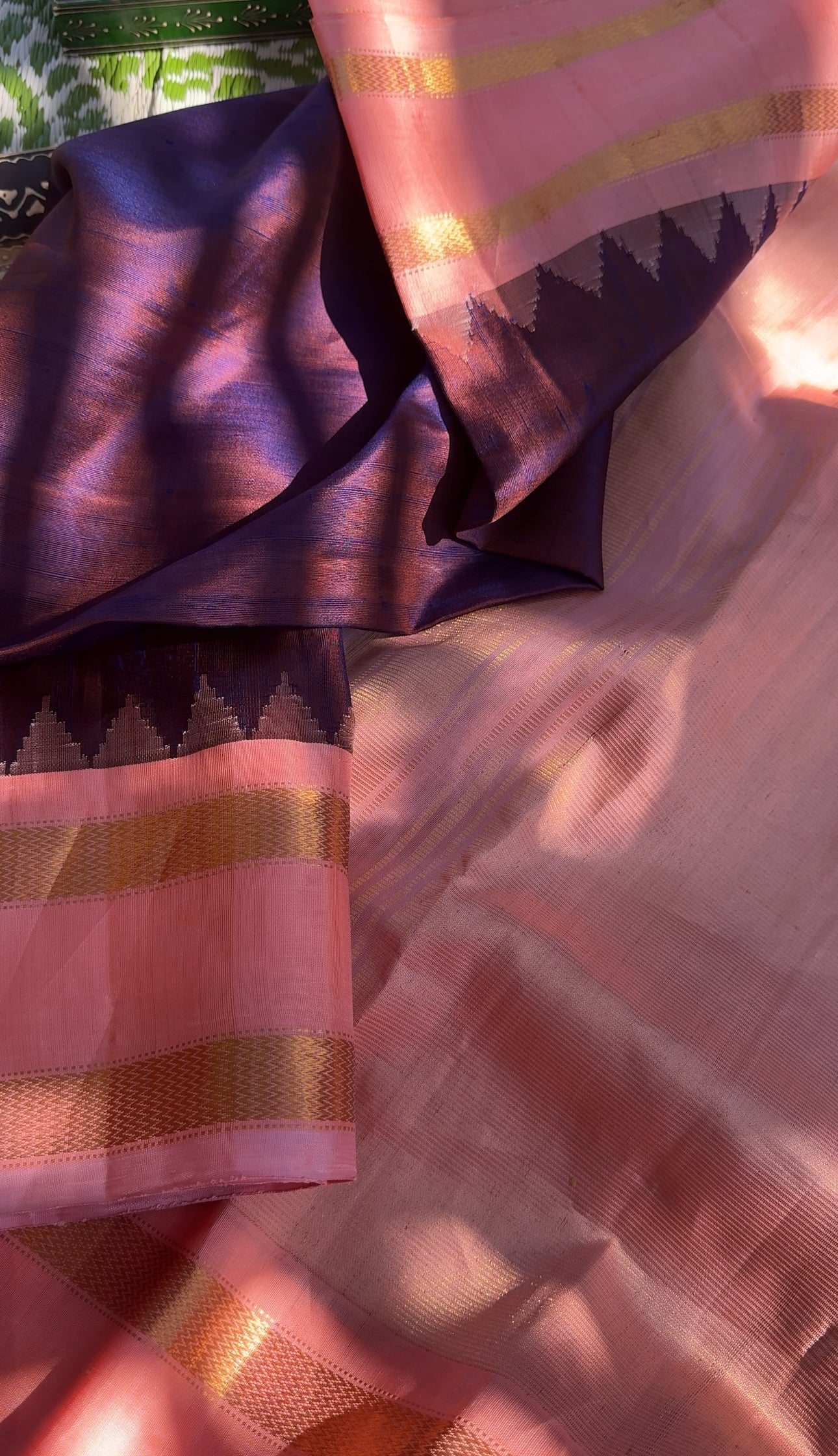 Kuttu Gadwal Silk - Raw Silk