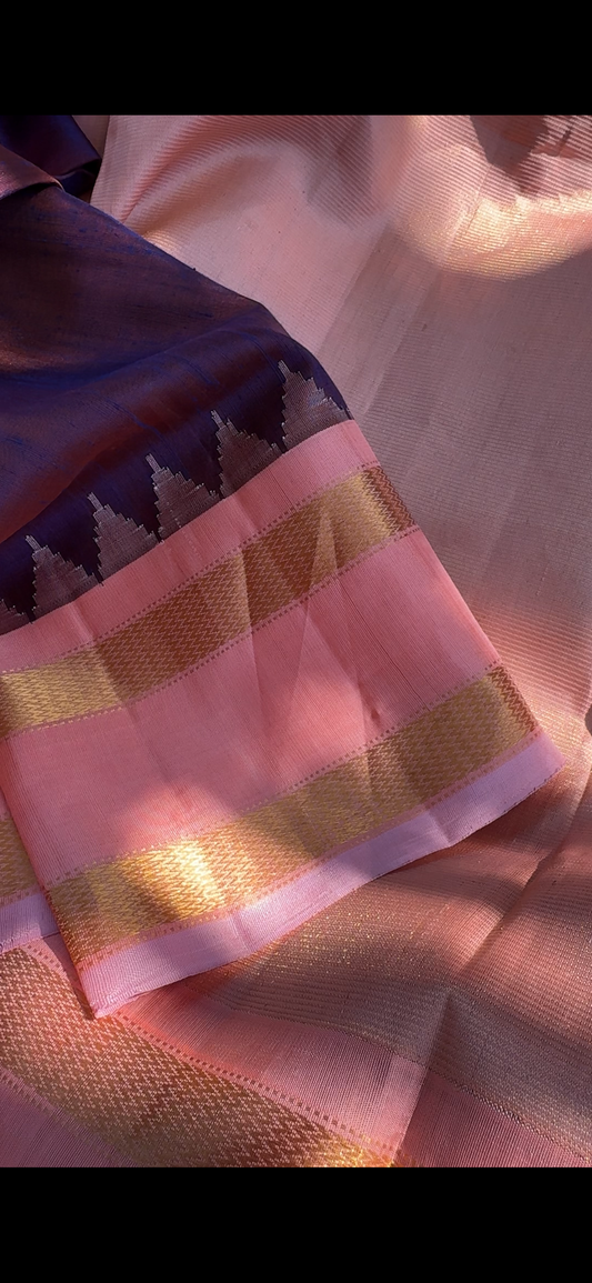 Kuttu Gadwal Silk - Raw Silk