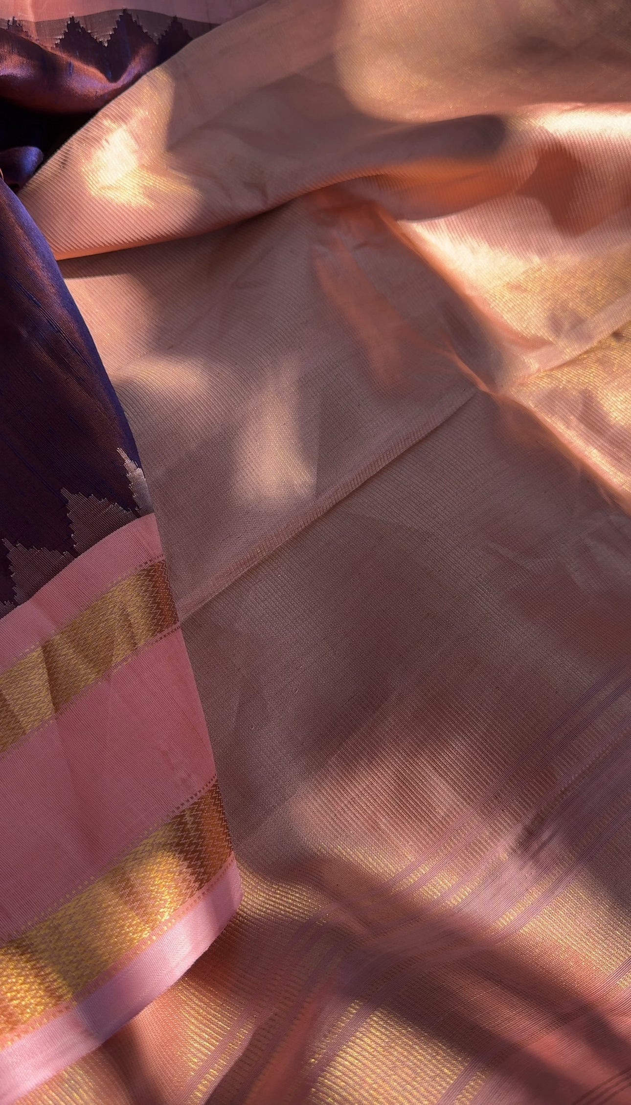 Kuttu Gadwal Silk - Raw Silk