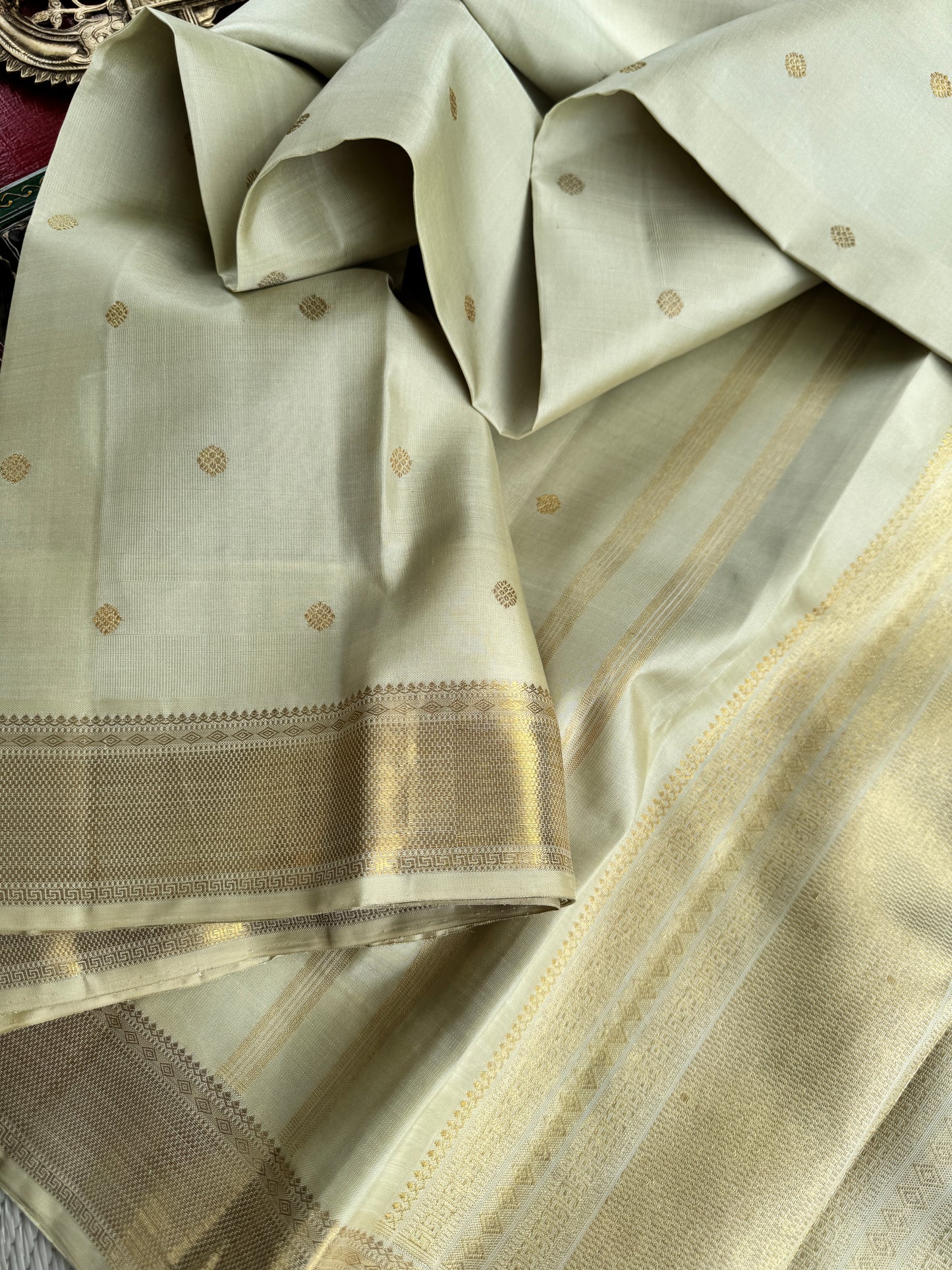 Pastel  green Kanjivaram  - Swara