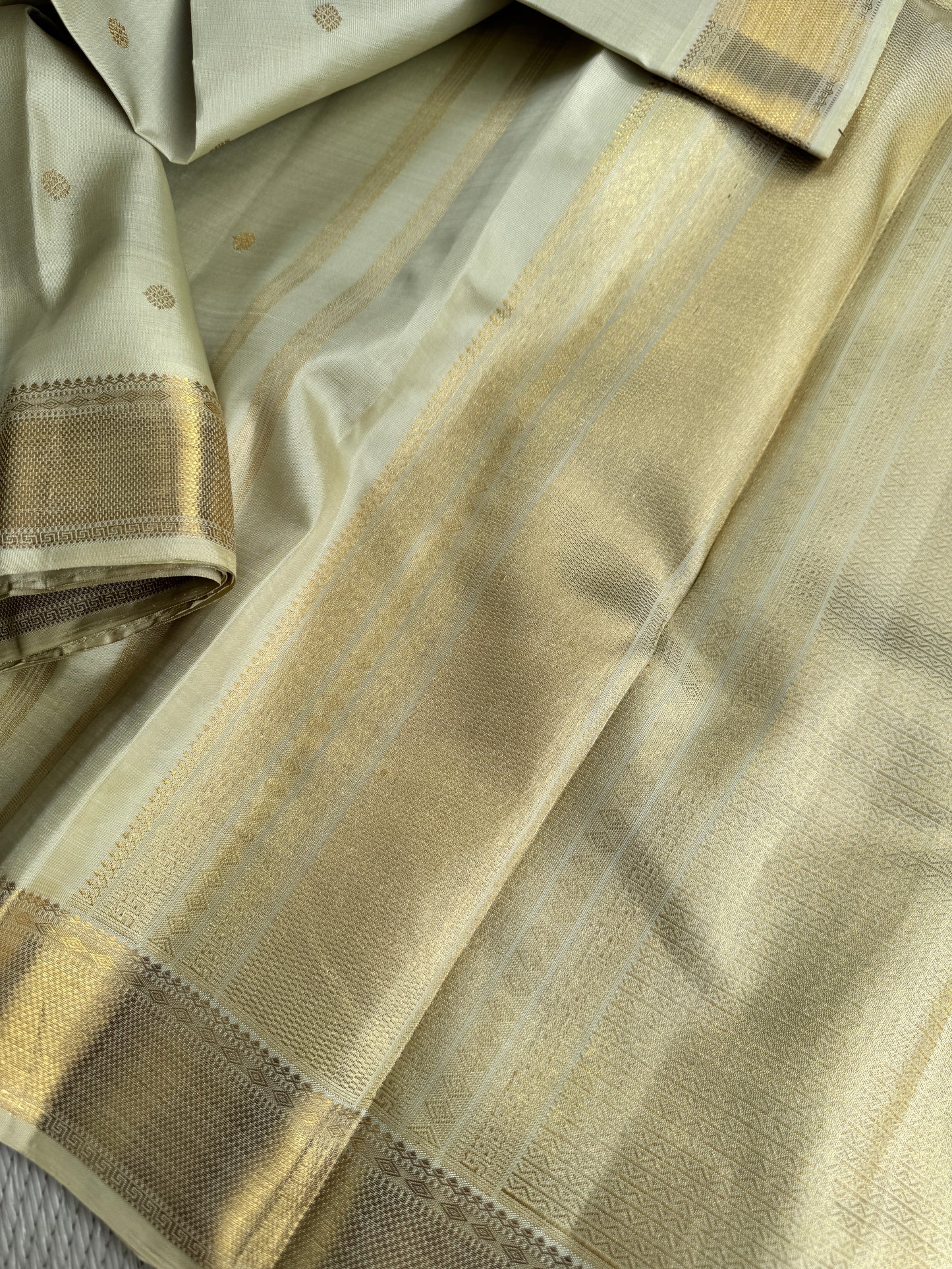 Pastel  green Kanjivaram  - Swara